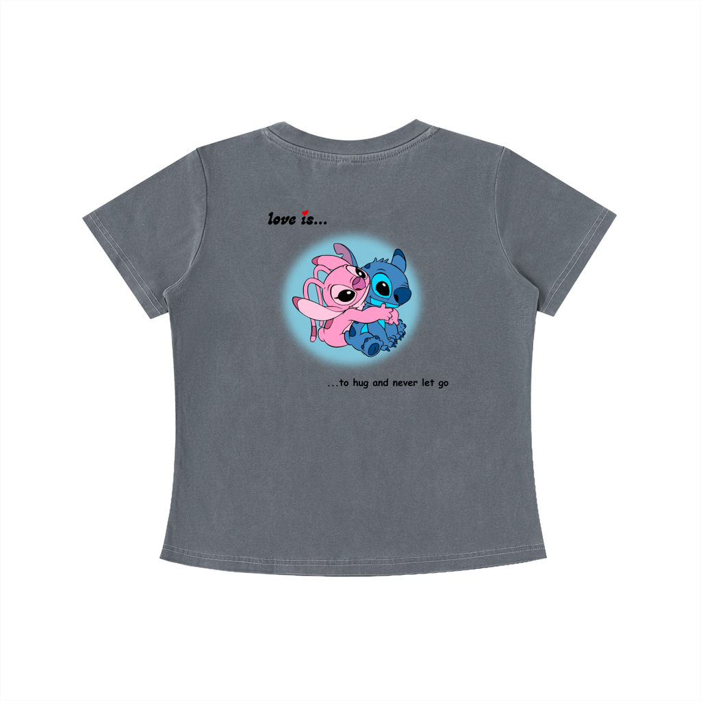 Lilo & Stitch Vintage Wash Slim Fit T-shirt
