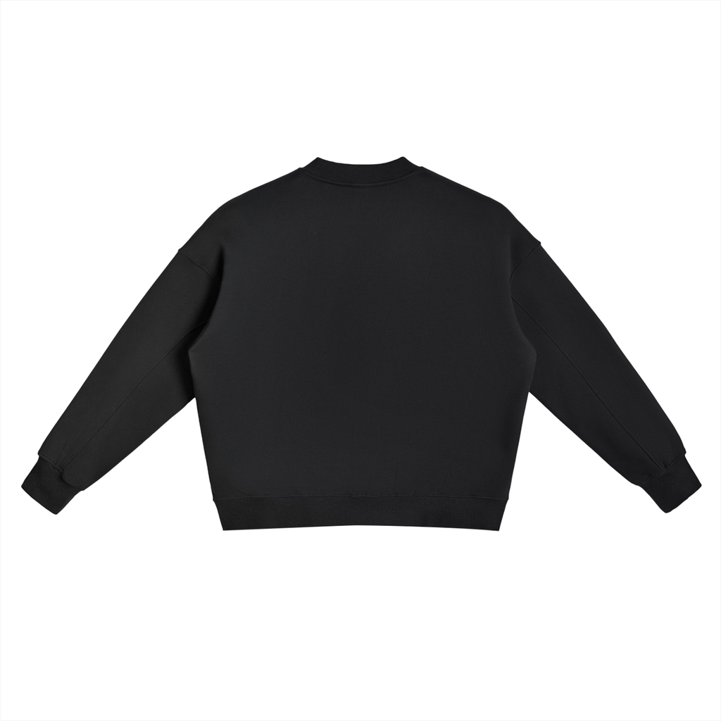 BIG DCK IS BACK IN TOWN Fleece Side Slit Crewneck Sweatshirt