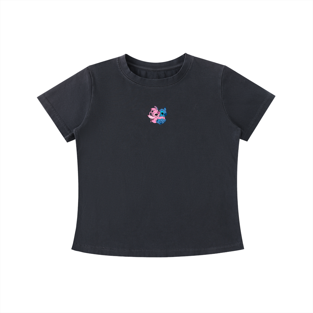 Lilo & Stitch Vintage Wash Slim Fit T-shirt