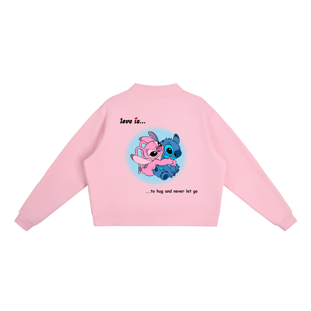 Lilo & Stitch Essential Fleece Mid-Neck Crew Sweatshirt