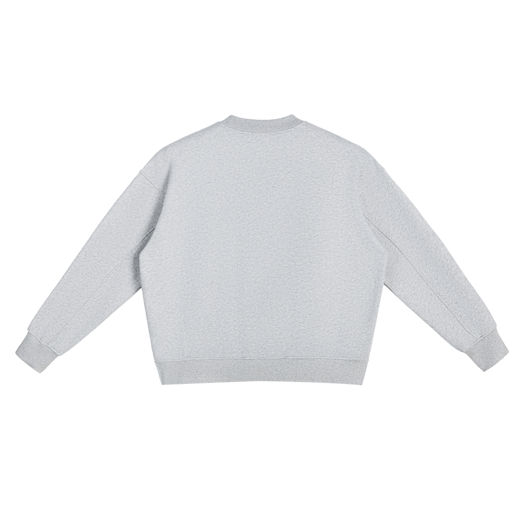 BIG DCK IS BACK IN TOWN Fleece Side Slit Crewneck Sweatshirt