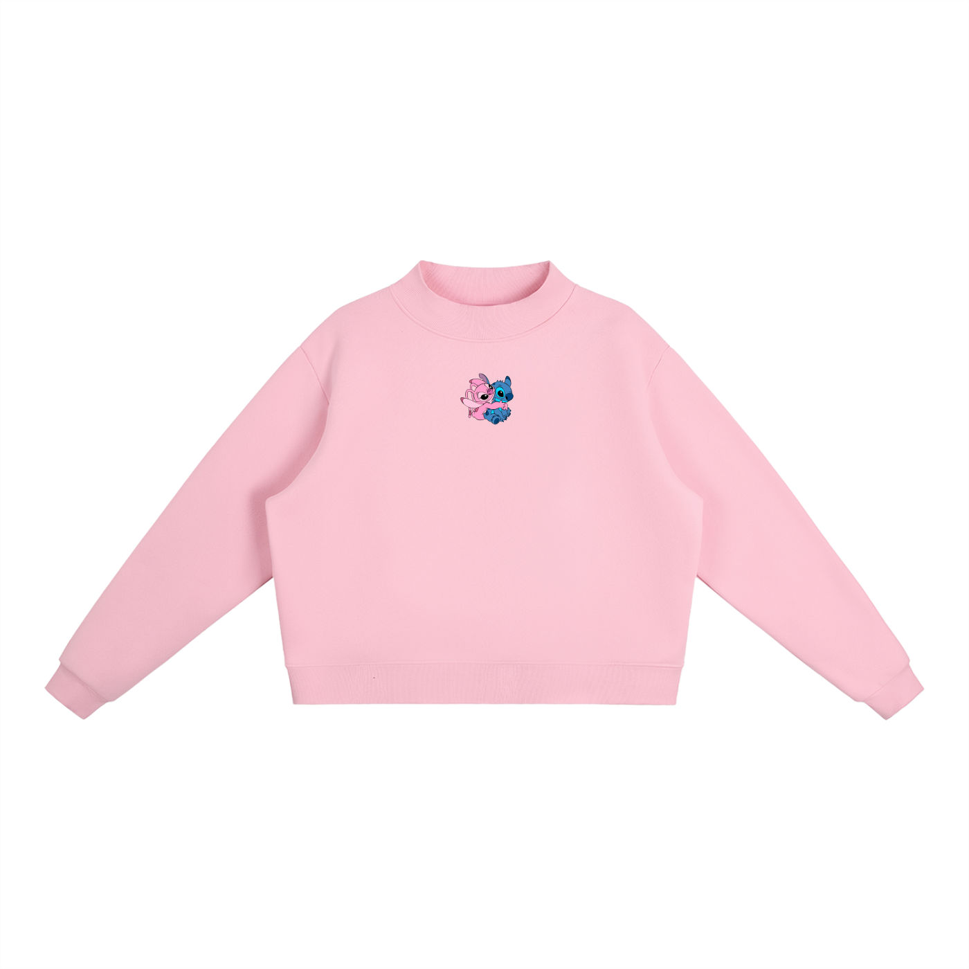 Lilo & Stitch Essential Fleece Mid-Neck Crew Sweatshirt