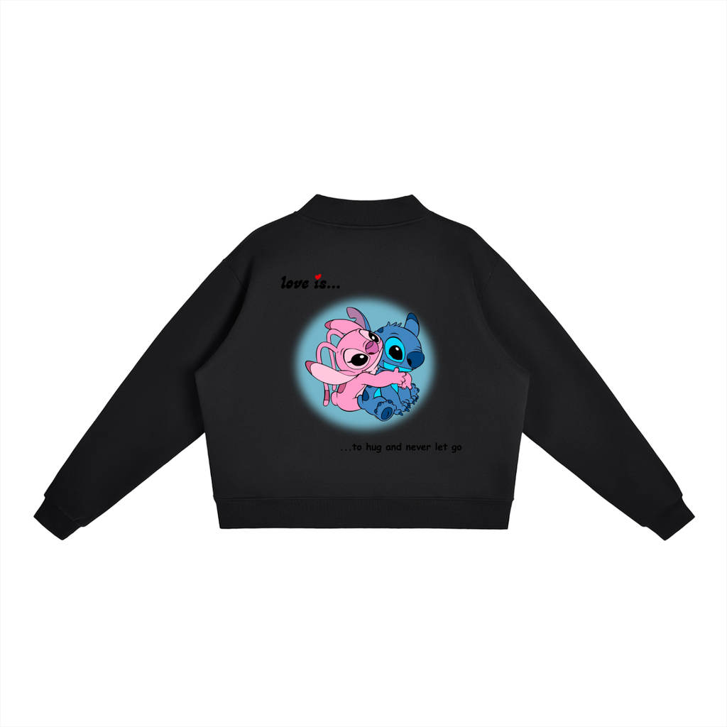 Lilo & Stitch Essential Fleece Mid-Neck Crew Sweatshirt