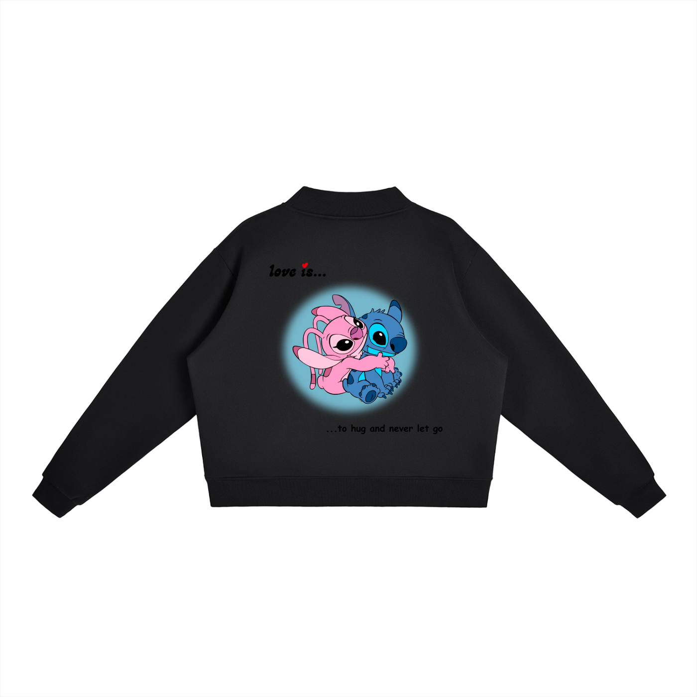 Lilo & Stitch Essential Fleece Mid-Neck Crew Sweatshirt