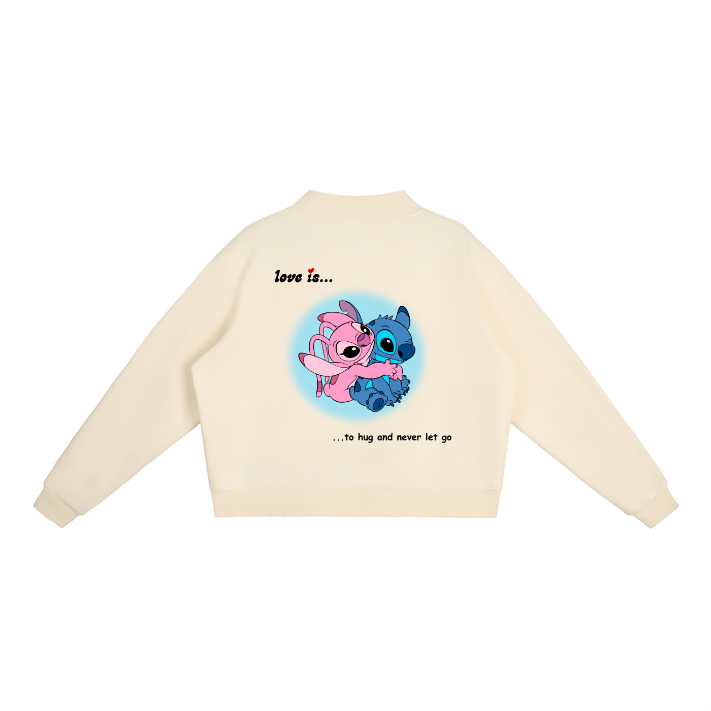Lilo & Stitch Essential Fleece Mid-Neck Crew Sweatshirt
