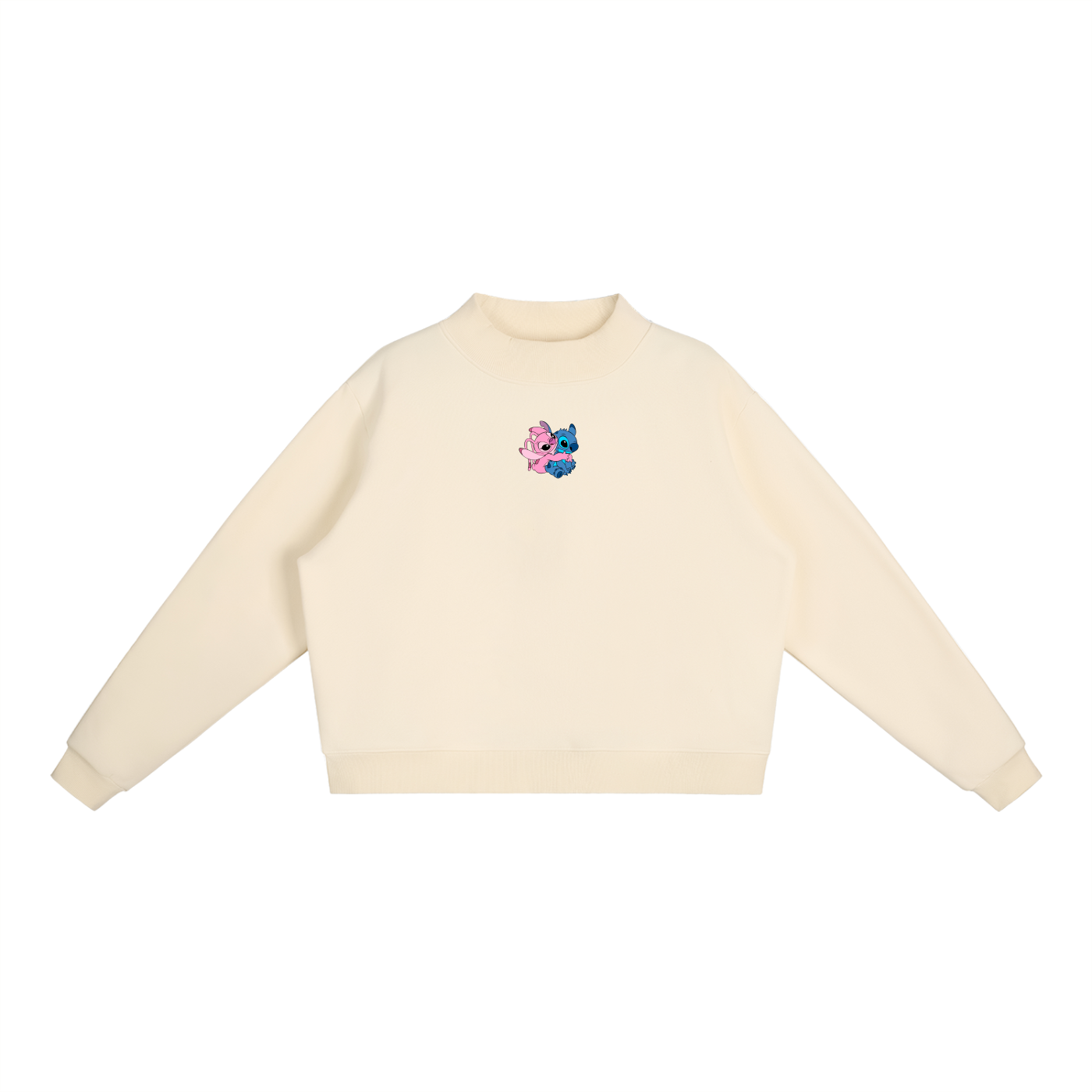 Lilo & Stitch Essential Fleece Mid-Neck Crew Sweatshirt