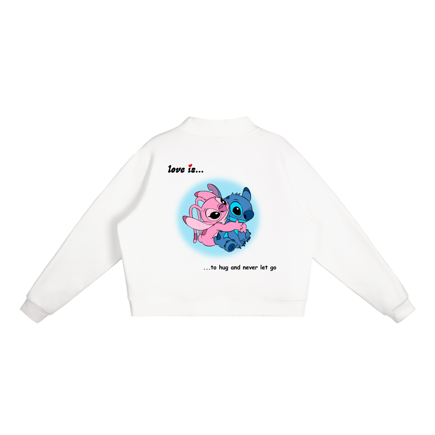 Lilo & Stitch Essential Fleece Mid-Neck Crew Sweatshirt