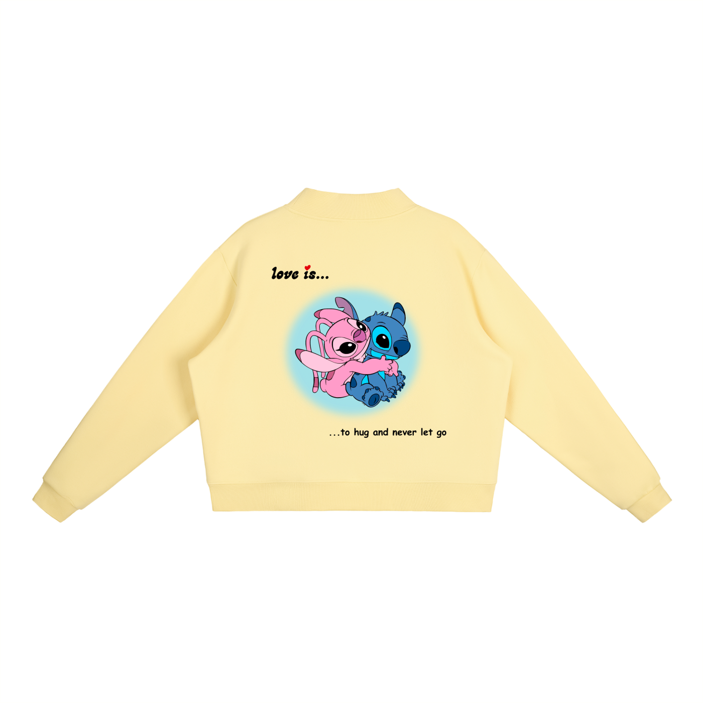 Lilo & Stitch Essential Fleece Mid-Neck Crew Sweatshirt