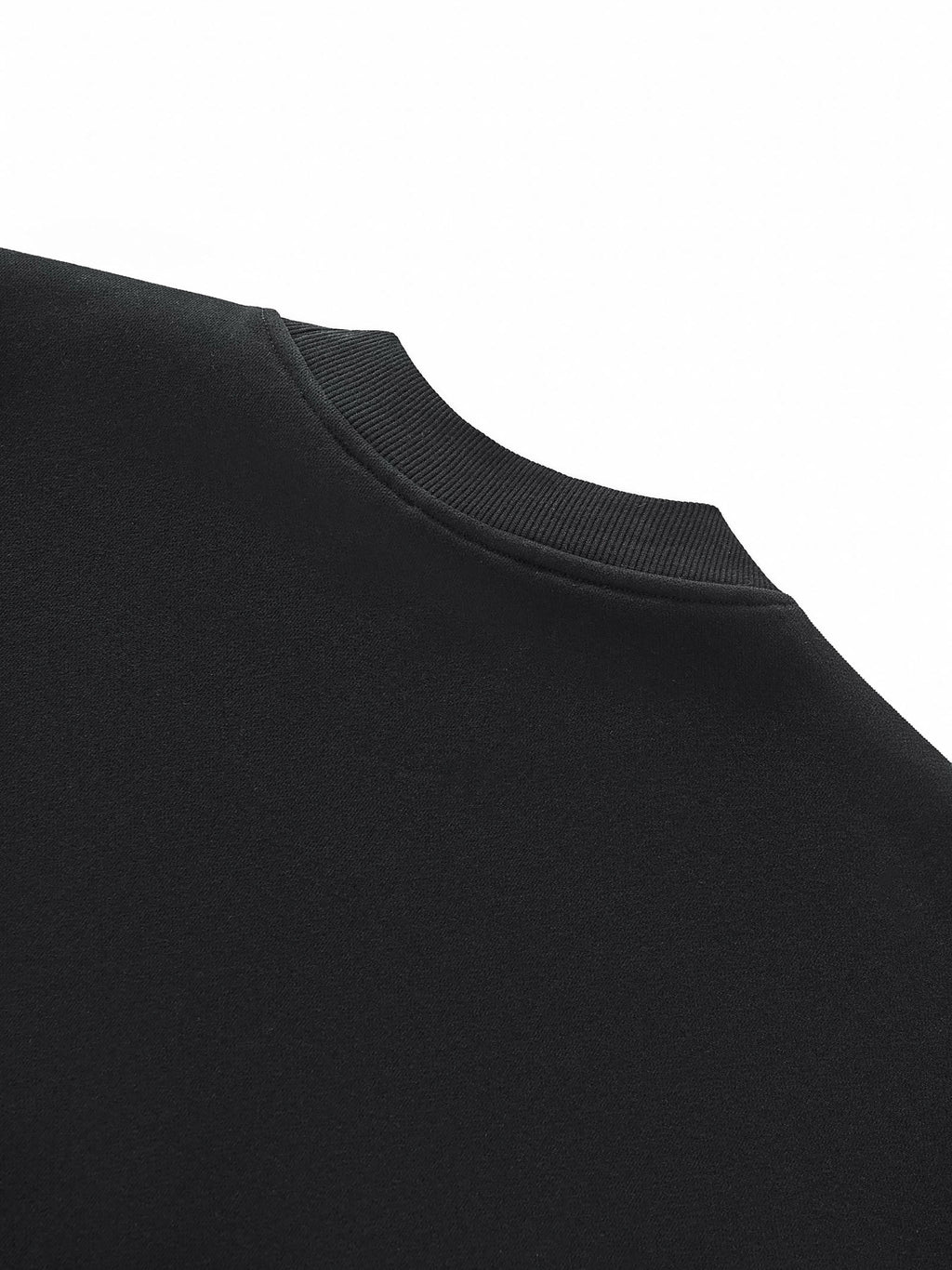 BIG DCK IS BACK IN TOWN Fleece Side Slit Crewneck Sweatshirt