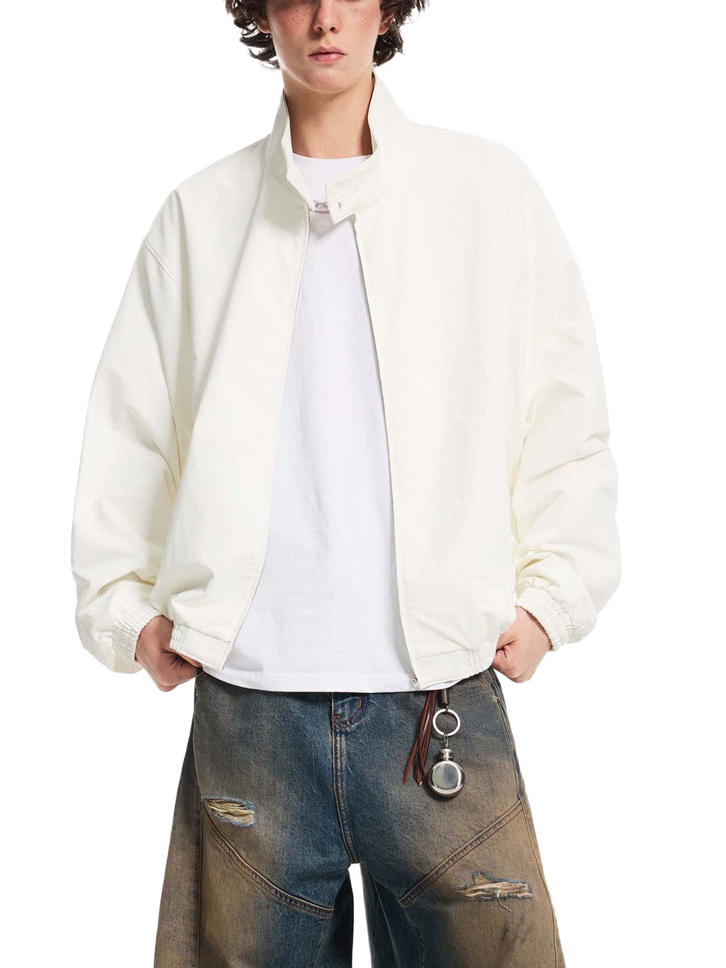 Stand Collar Bomber Jacket